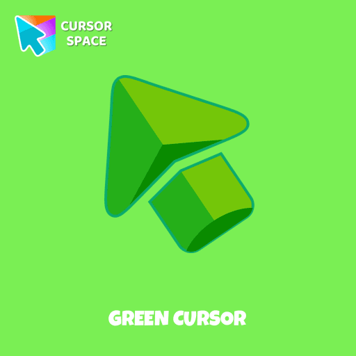 Green cursor arrow cursor